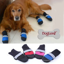 Bottes de chien de neige durable Doux molleton berbère Pet Winter Shoes chaussures pour animaux de compagnie